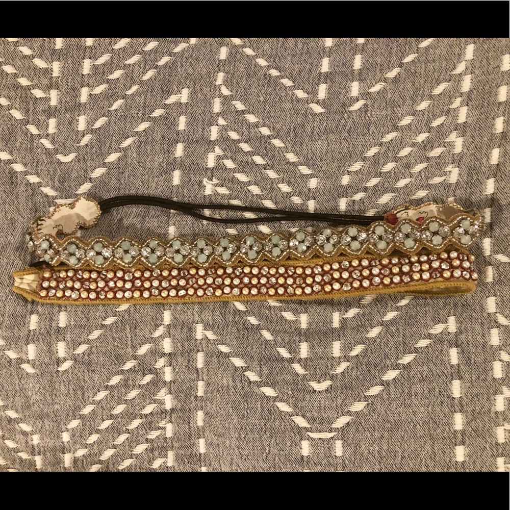 Anthropologie elastic headbands